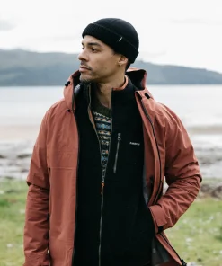 Outlet Finisterre Men's Stormbird Waterproof Jacket DarkRosewood