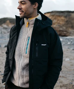 Hot Finisterre Men's Stormbird Waterproof Jacket Black
