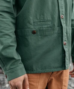 Discount Finisterre Men's Tonkin Work Shirt PineShadow