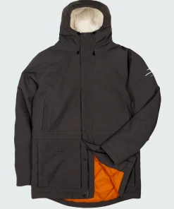 Outlet Finisterre Men's Vellus Parka Jacket Raven