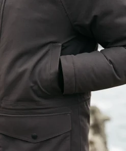Outlet Finisterre Men's Vellus Parka Jacket Raven