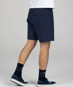 Fashion Finisterre Men's Walker Hybrid Shorts Navy