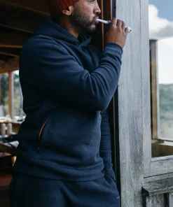 New Finisterre Men's Zawn Hoodie Navy
