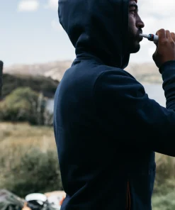 New Finisterre Men's Zawn Hoodie Navy