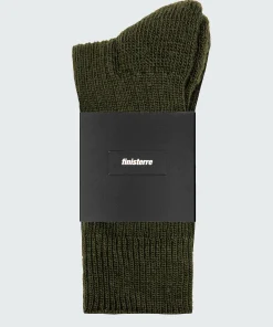 Best Sale Finisterre Ribbed Sock Khaki