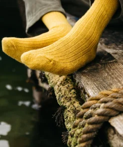 Cheap Finisterre Ribbed Sock Beeswax