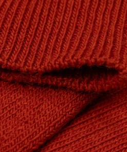 Best Finisterre Ribbed Sock BrickRed