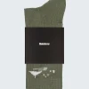 Cheap Finisterre Rossby Sports Sock PendantOlive/Ecru