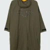 Clearance Finisterre Tego Long Sleeve Robe Olive/Manuka