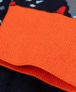 Discount Finisterre Tidelands Lightweight Sock MicroplasticsFlame/Navy