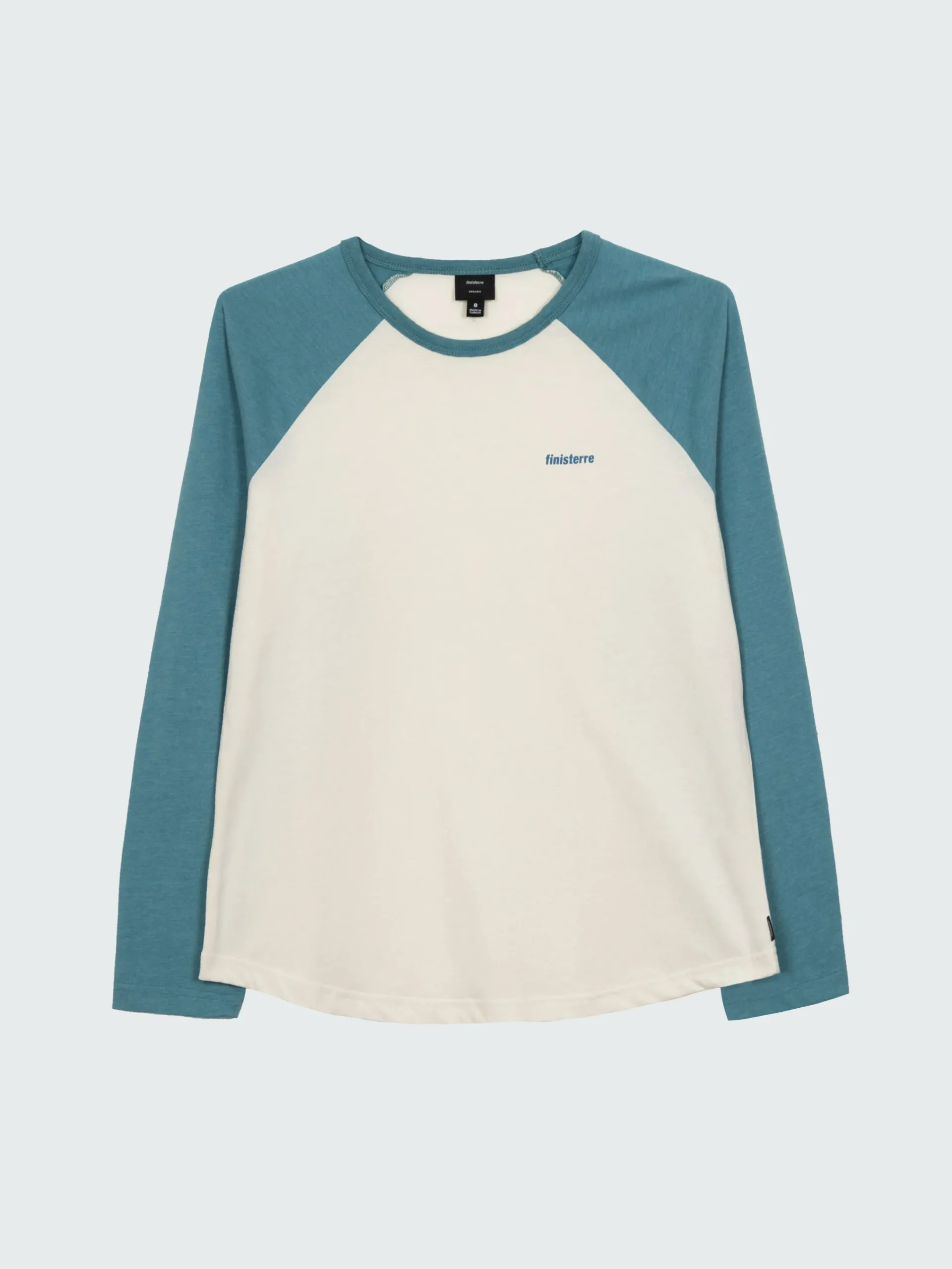 Clearance Finisterre Women's Bailey Long Sleeve T-Shirt Ecru/OceanStorm