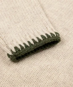 Flash Sale Finisterre Women's Blanket Stitch Taran Sweater Oatmeal
