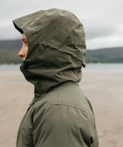 Shop Finisterre Women's Caelus Waterproof Parka Olive