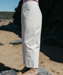 Shop Finisterre Women's Croft Workwear Balloon Pant Ecru