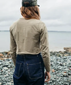 Discount Finisterre Women's Eldon Long Sleeve T-Shirt WillowGreen