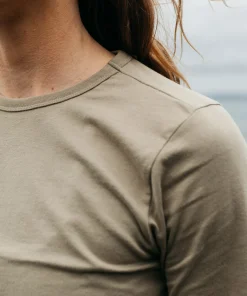 Discount Finisterre Women's Eldon Long Sleeve T-Shirt WillowGreen