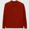Fashion Finisterre Women's Farne Crew Neck Knit Sweater Sable