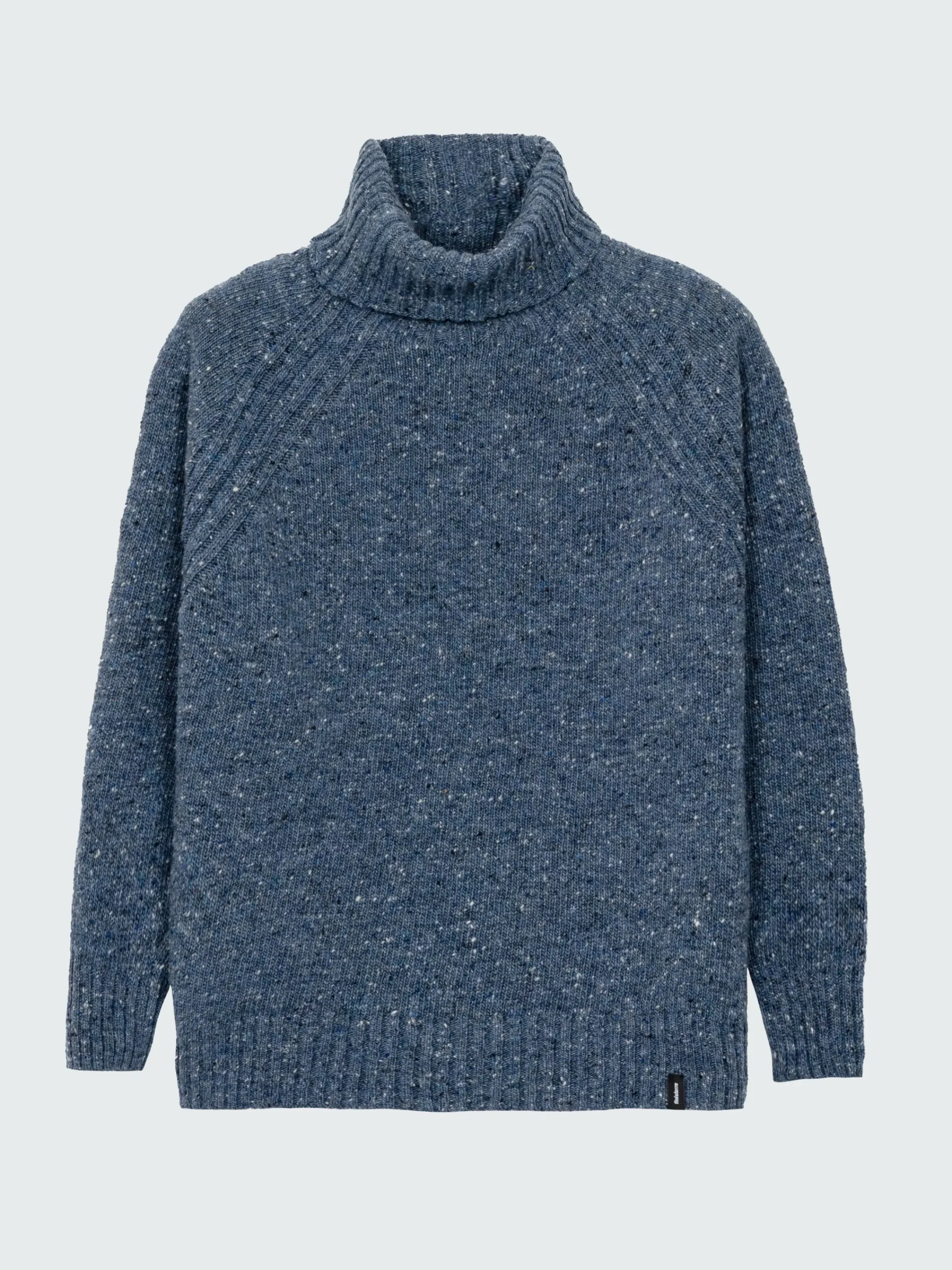New Finisterre Women's Farne Roll Neck Knit Sweater Indigo