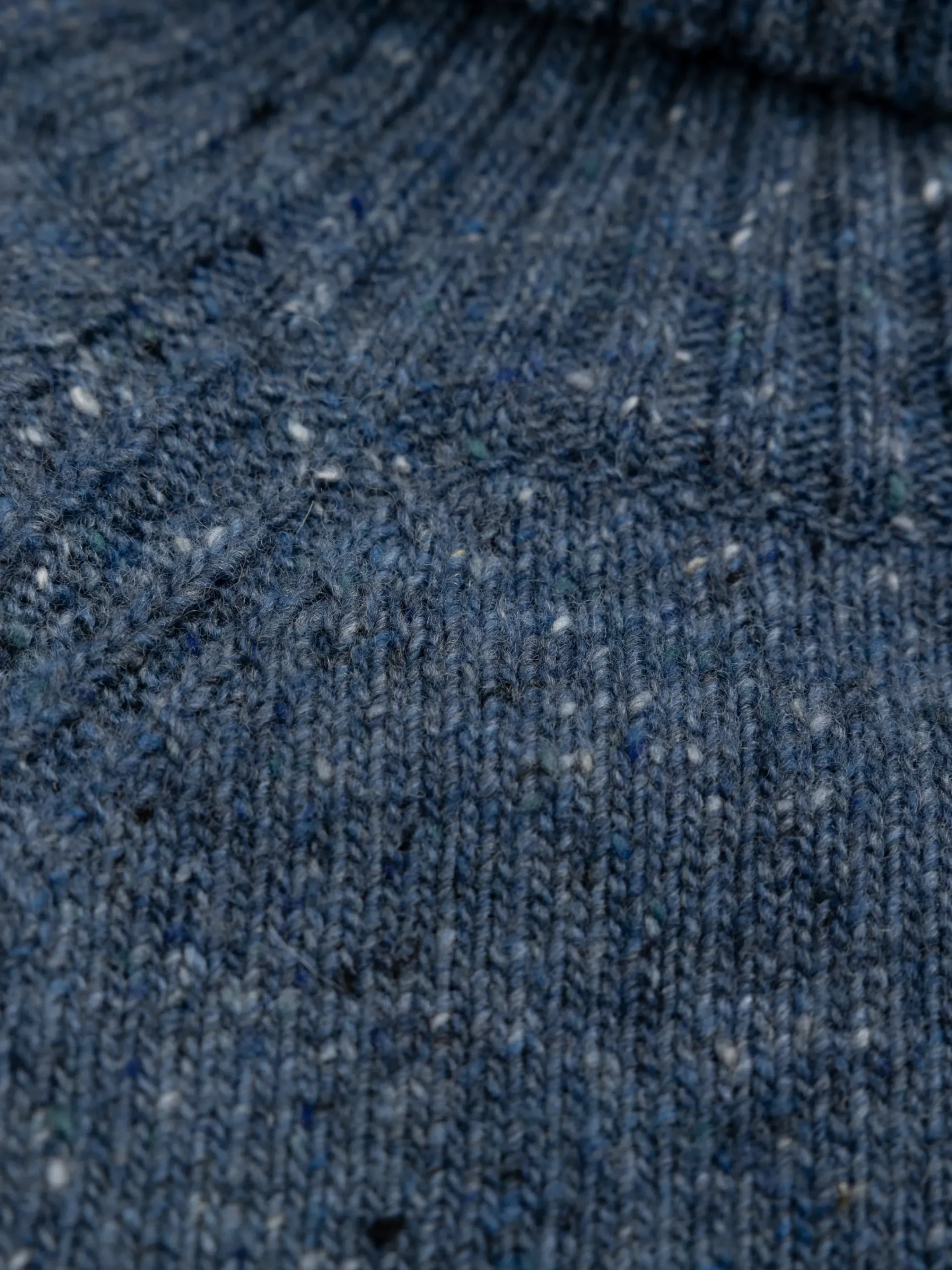 New Finisterre Women's Farne Roll Neck Knit Sweater Indigo