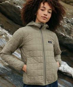Best Sale Finisterre Women's Firecrest Hooded Jacket WillowGreen