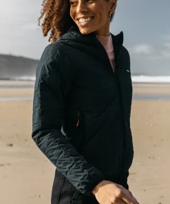 Shop Finisterre Women's Firecrest Hooded Jacket Black