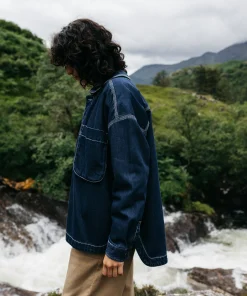Clearance Finisterre Women's Gwavas Overshirt Denim