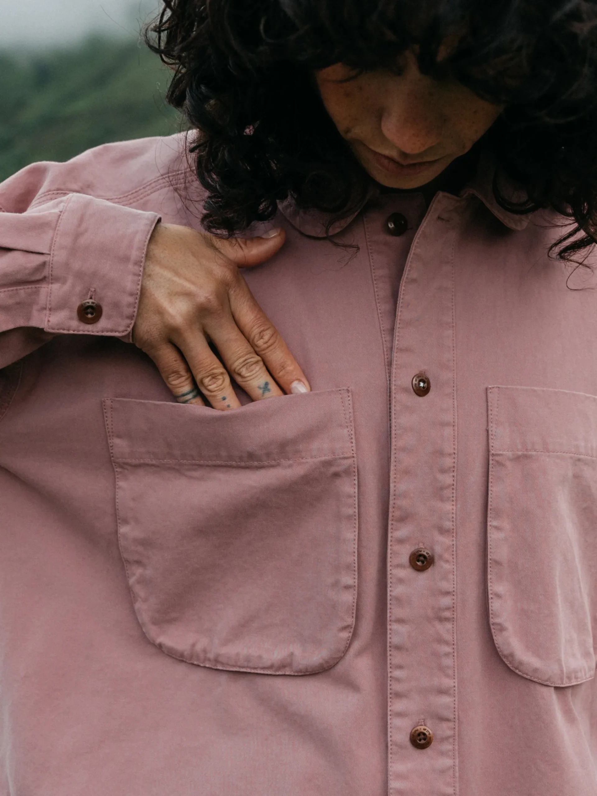 Fashion Finisterre Women's Gwavas Overshirt HeatherMist