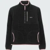 Cheap Finisterre Women's Hegen 1/4 Zip Wool Fleece RavenBlack
