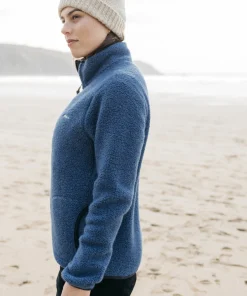 Sale Finisterre Women's Hegen Full Zip Wool Fleece CoastalFjord