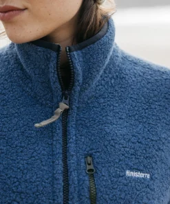 Sale Finisterre Women's Hegen Full Zip Wool Fleece CoastalFjord