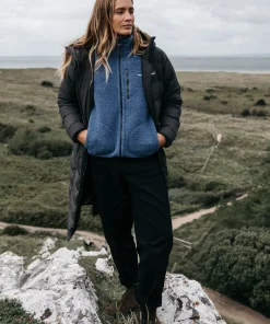 Sale Finisterre Women's Hegen Full Zip Wool Fleece CoastalFjord