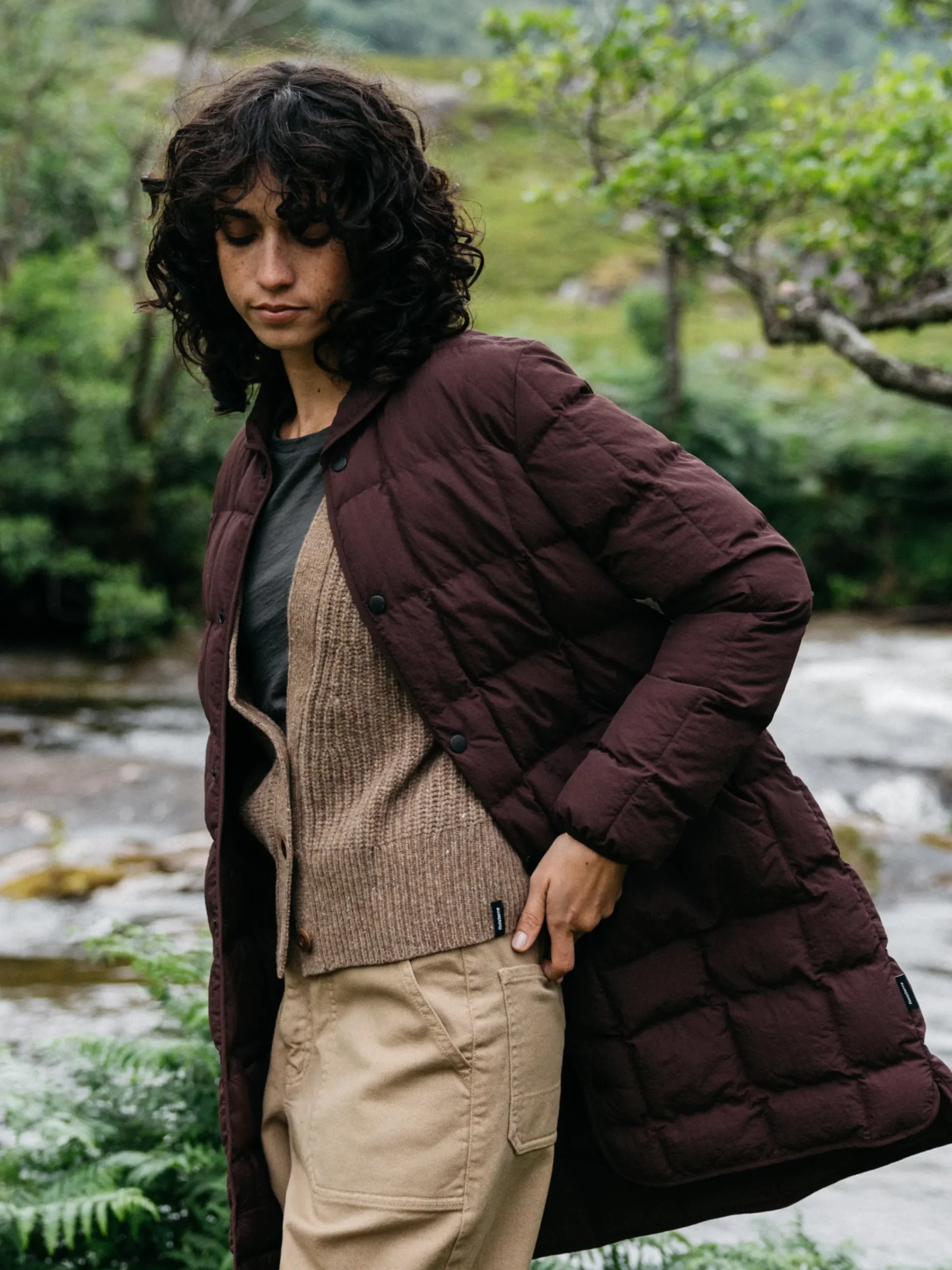 Cheap Finisterre Women's Lapwing Coat BlackCherry