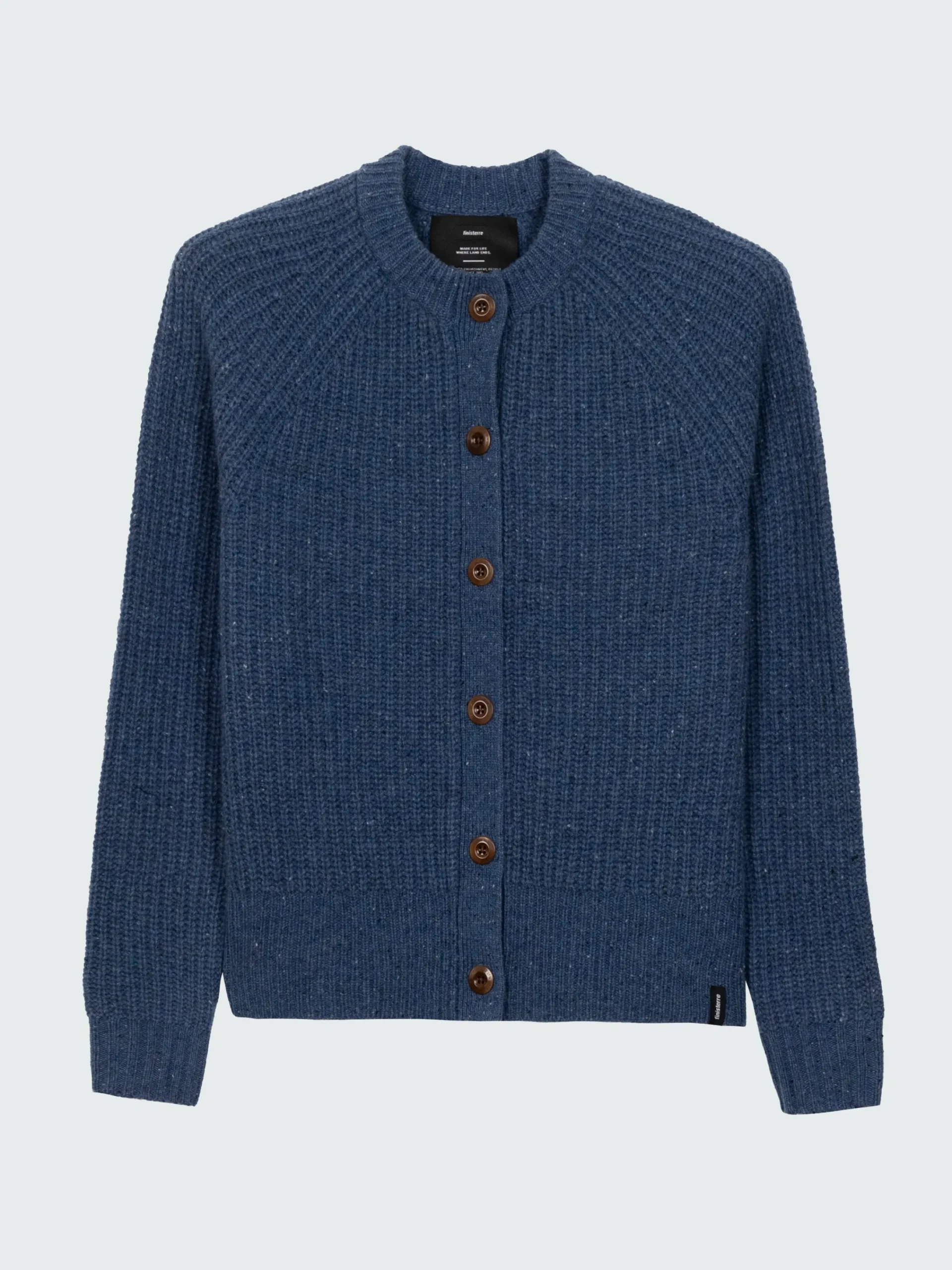 Sale Finisterre Women's Mora Crew Neck Cardigan Denim