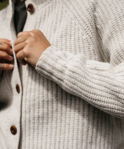 Flash Sale Finisterre Women's Mora Crew Neck Cardigan Ecru