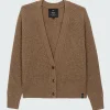 New Finisterre Women's Mora Knit Cardigan EarthBrown