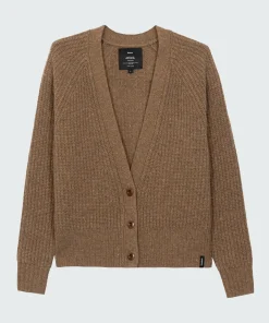 New Finisterre Women's Mora Knit Cardigan EarthBrown