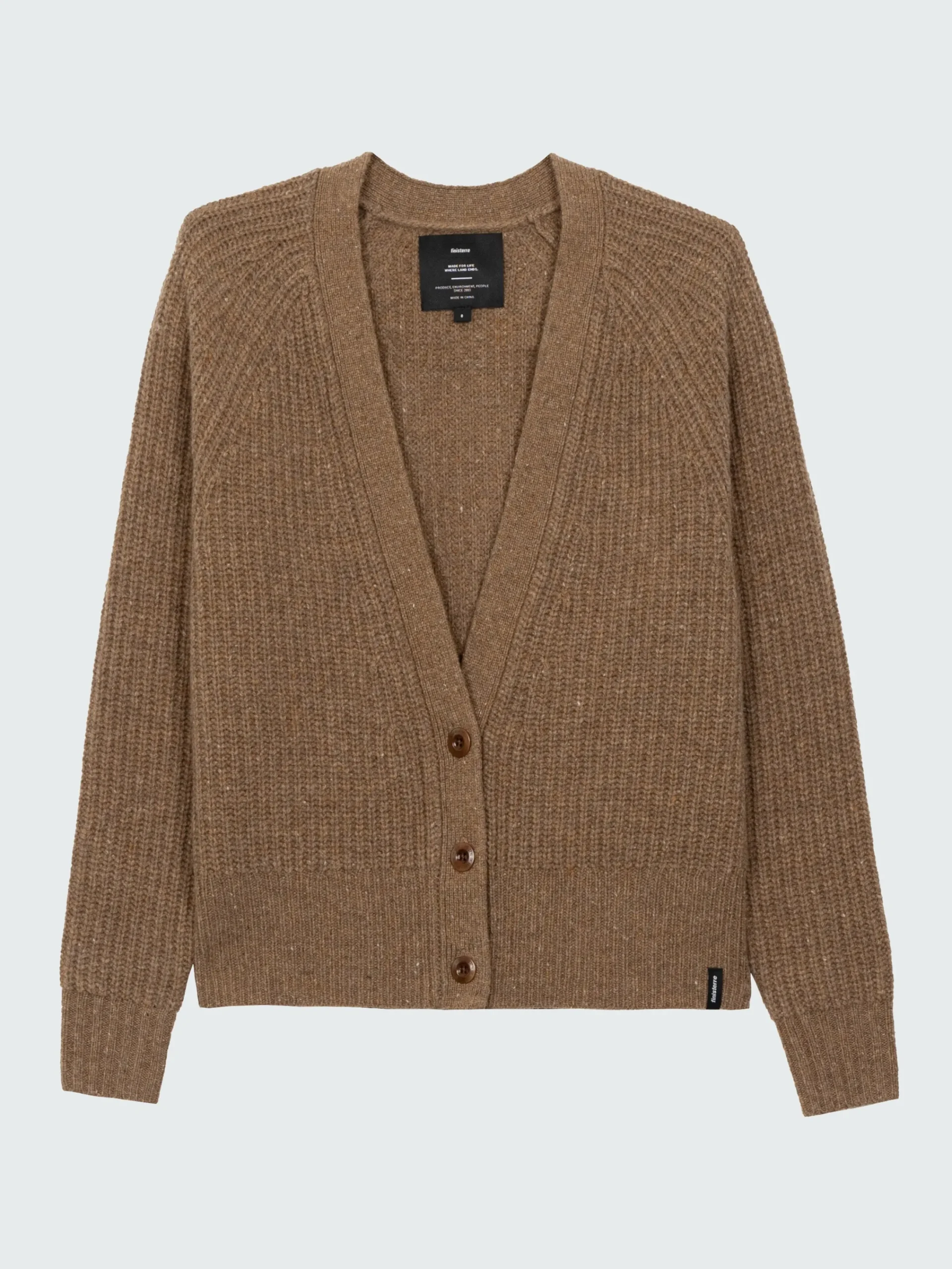 New Finisterre Women's Mora Knit Cardigan EarthBrown
