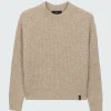 Clearance Finisterre Women's Mora Knit Sweater Oatmeal