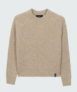 Clearance Finisterre Women's Mora Knit Sweater Oatmeal