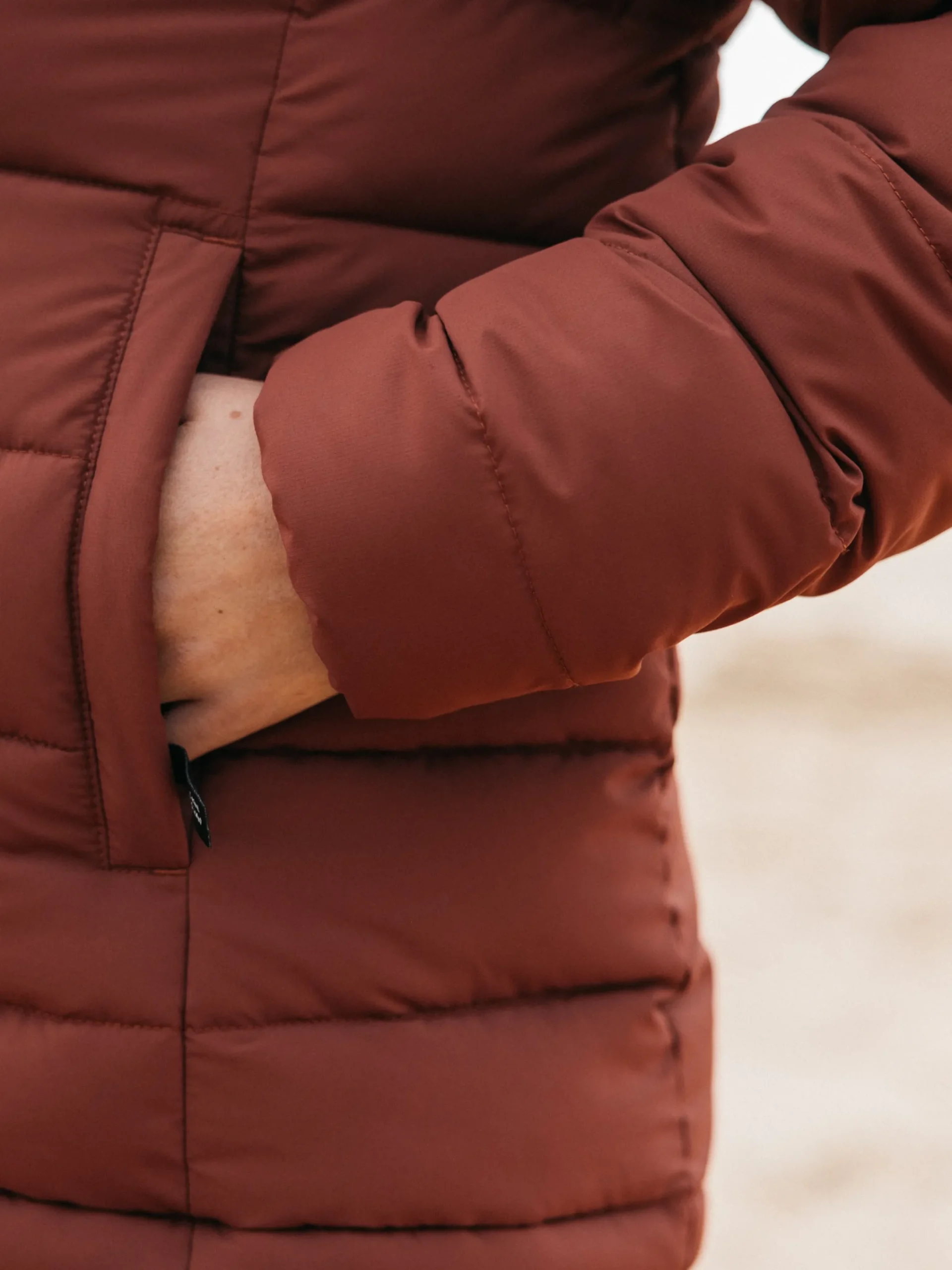 Outlet Finisterre Women's Nebulas Insulated Jacket DarkRosewood