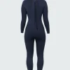 Sale Finisterre Women's Nieuwland 5.5/4.5mm Yulex® Back Zip Wetsuit Ink