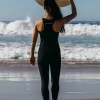 Best Sale Finisterre Women's Nieuwland 2mm Yulex® Long Jane Swimsuit Black