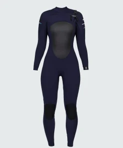 New Finisterre Women's Nieuwland 4.5/3.5mm Yulex® Chest Zip Wetsuit Ink