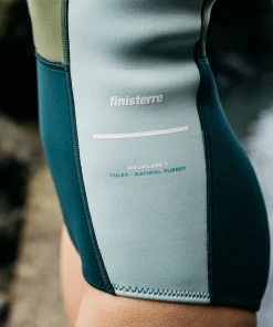 Flash Sale Finisterre Women's Nieuwland 2mm Yulex® Swimsuit Teal/Khaki/Aqua