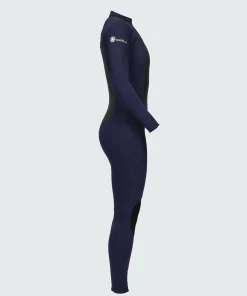 Shop Finisterre Women's Nieuwland 3.5/2.5mm Yulex® Chest Zip Wetsuit Ink