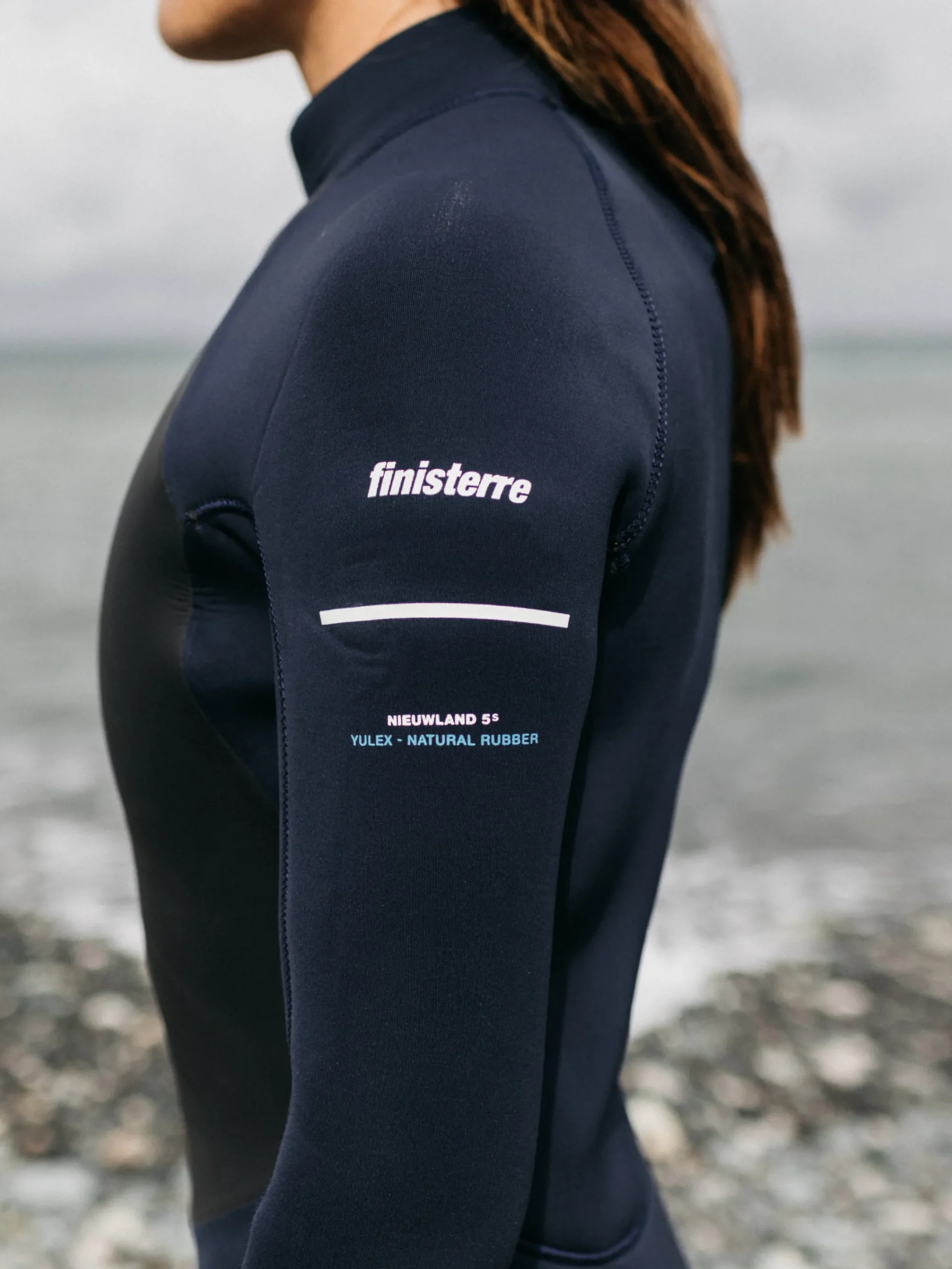 Sale Finisterre Women's Nieuwland 5.5/4.5mm Yulex® Back Zip Wetsuit Ink