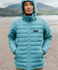 Discount Finisterre Women's Nimbus Hooded Jacket OceanStorm