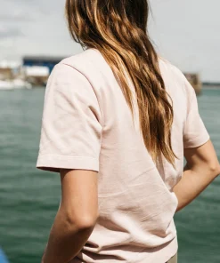 Online Finisterre Women's Recycled Orca T-Shirt PinkSmoke