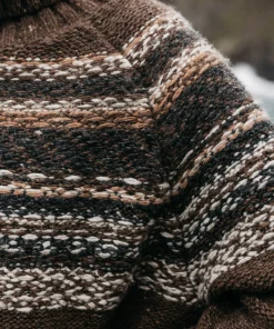 Outlet Finisterre Women's Rocall Fair Isle Roll Neck Sweater ChocolateMulti