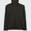Sale Finisterre Women's Seeker Merino High Neck T-Shirt Raven